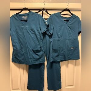 Grey's Anatomy Teal Scrub Set